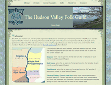 Tablet Screenshot of hudsonvalleyfolkguild.org